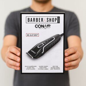 NEW Conair Barber Shop Professional Hair Clippers Cutting Kit Trimmer 20 Piece T